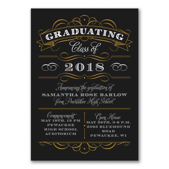 Details about   Graduation Hats Off with Photo Invitation Announcement Card 