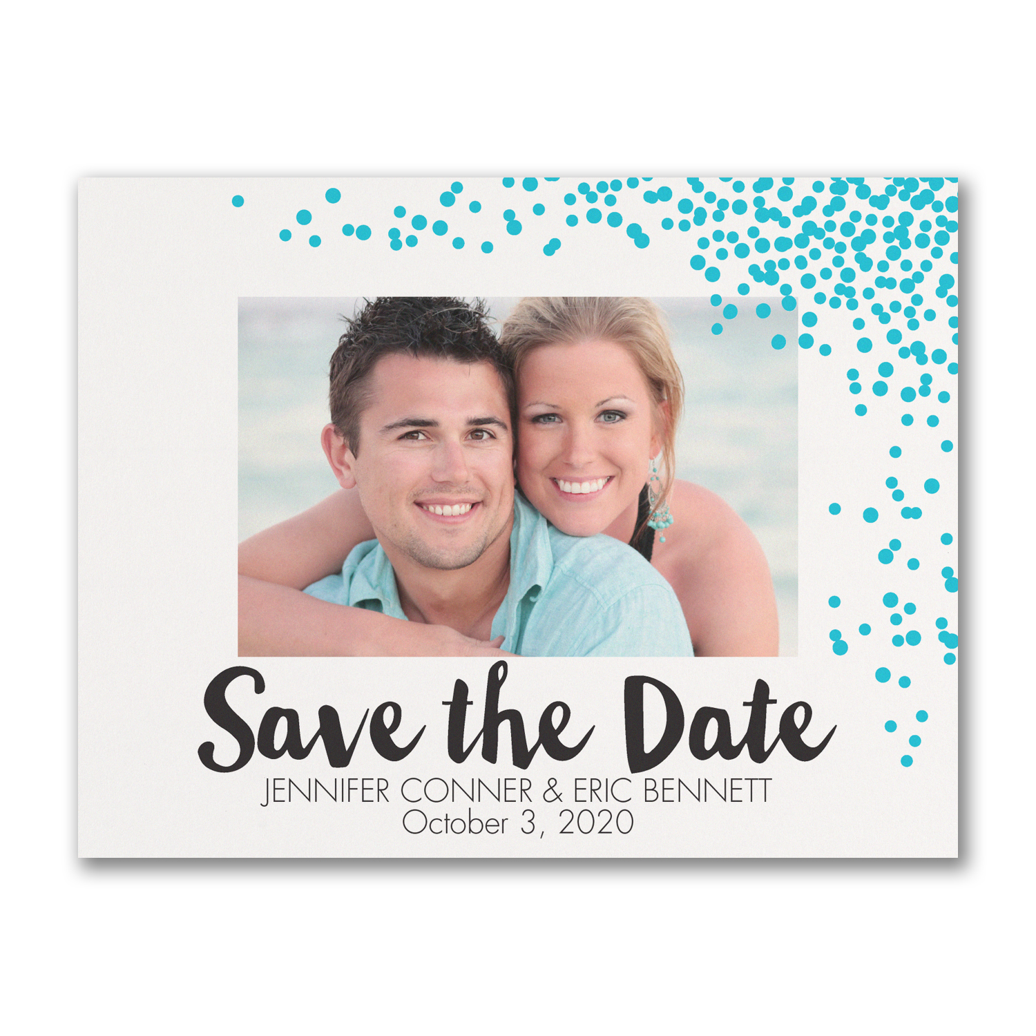 dotted date photo save the date carlson craft