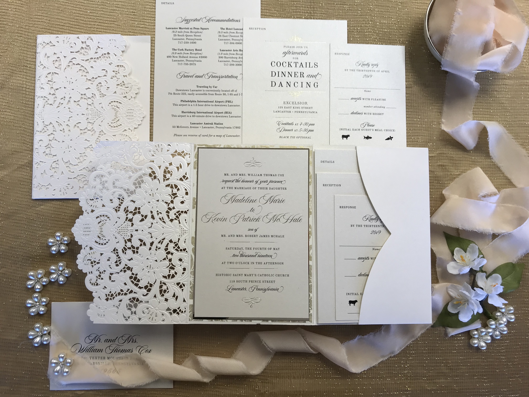 Templates Weddings DIY Enclosure Card #087 ENC Blue Floral Wedding