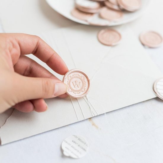 Wax seal invitations