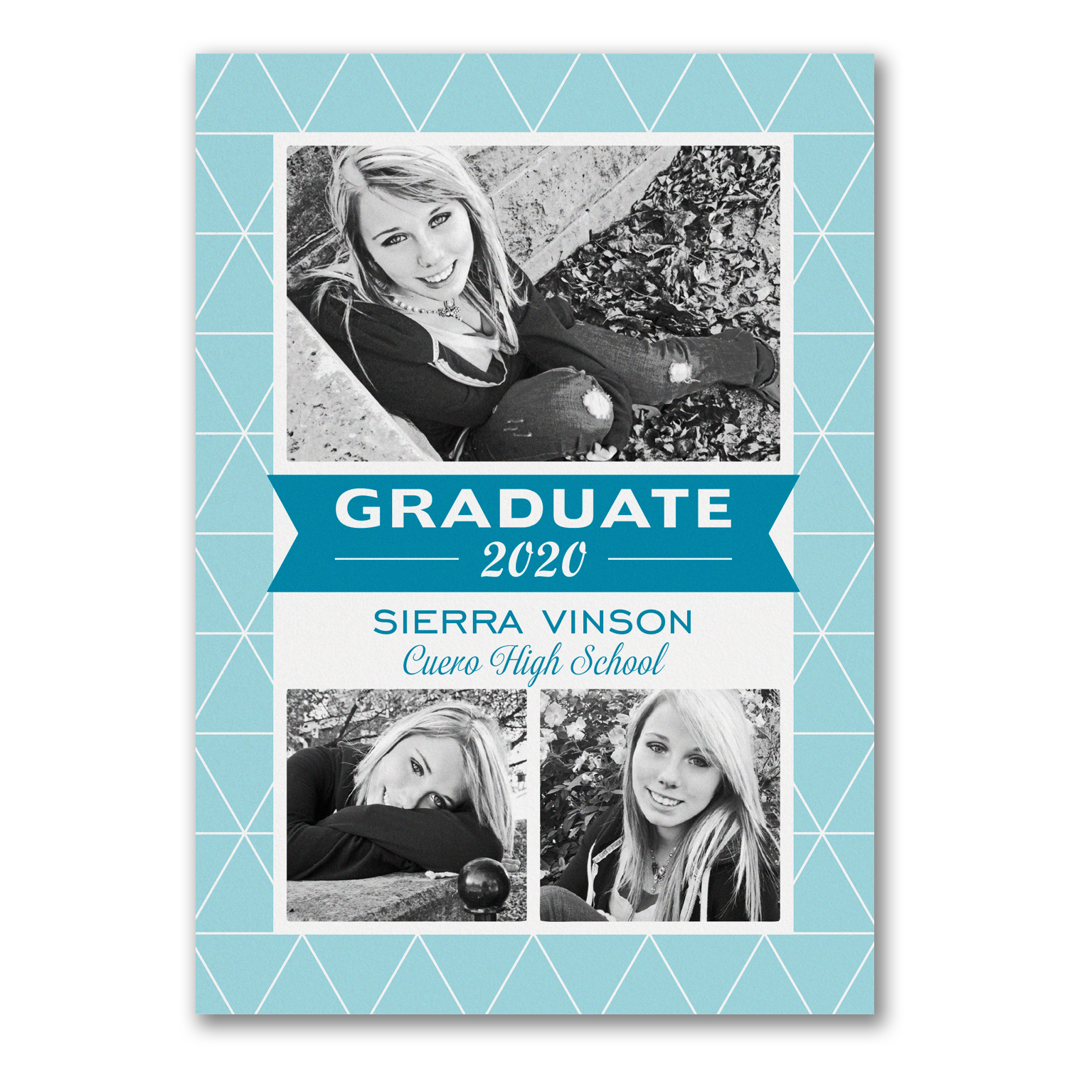 banner graduate photo graduation announcement