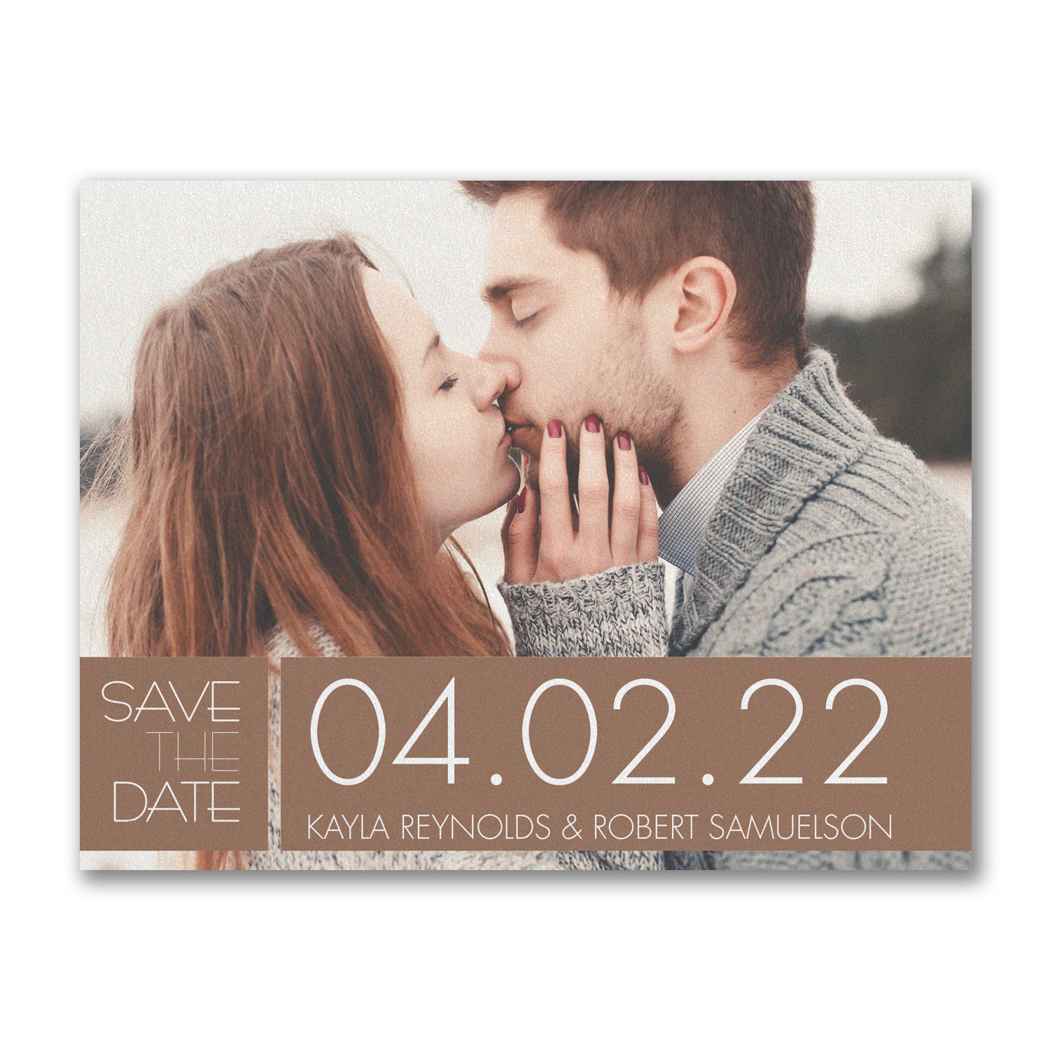 color block date photo save the date carlson craft
