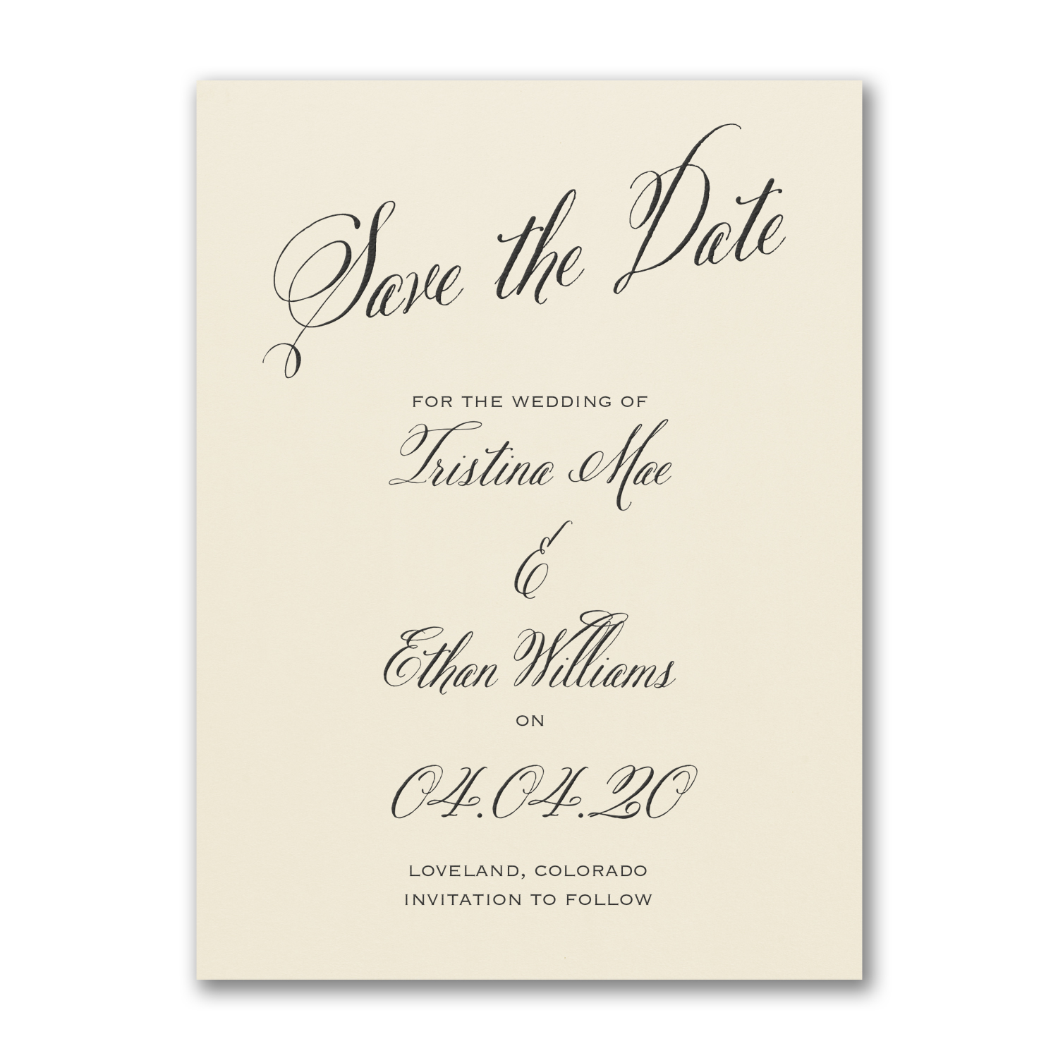 delightful date save the date card carlson craft