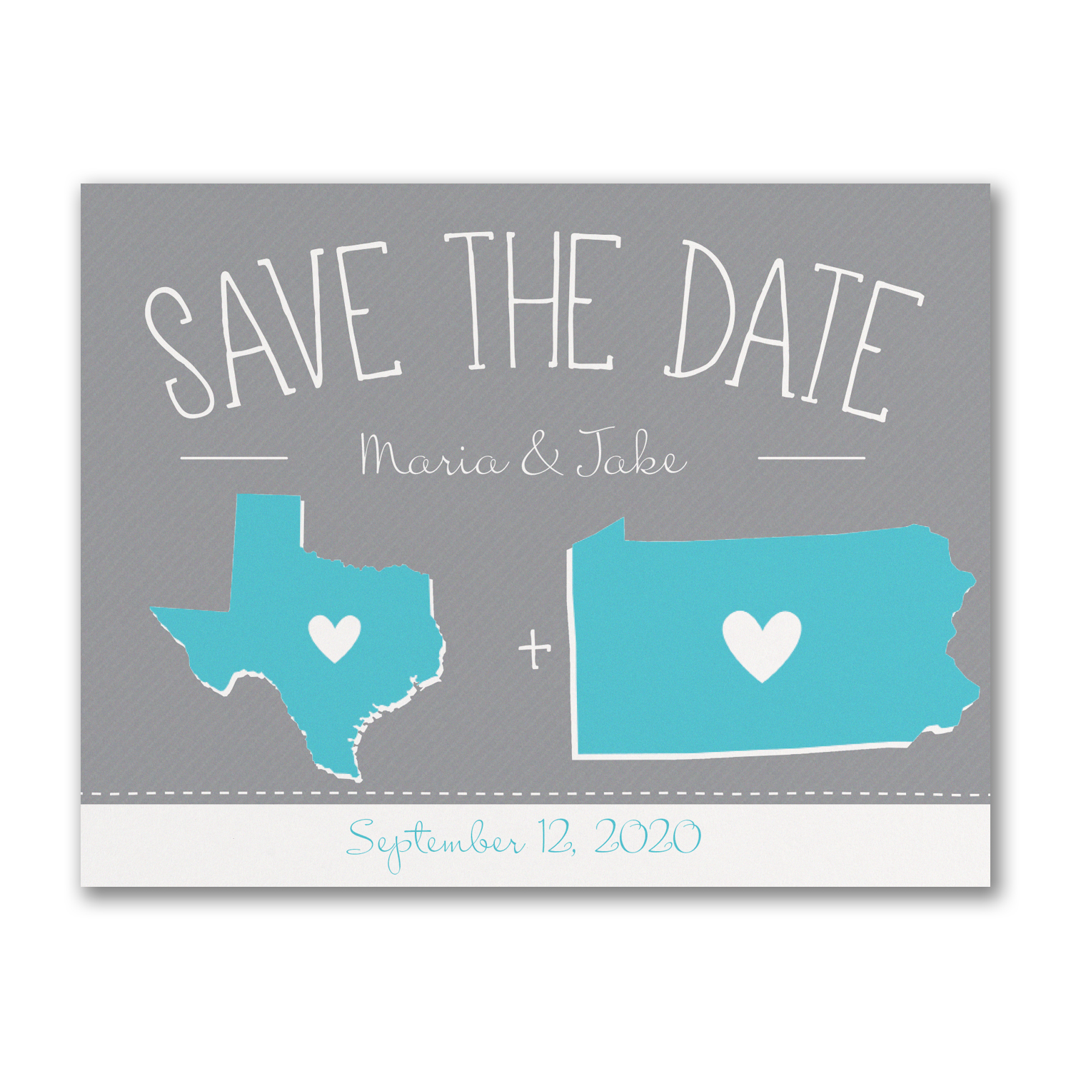 State of Matrimony save the date carlson craft