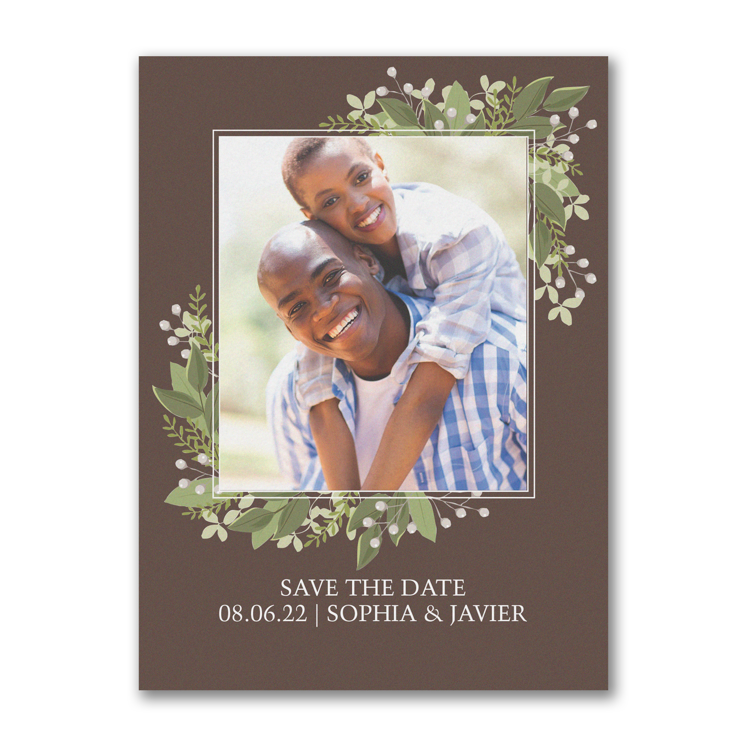whimsical vines carlson craft save the date